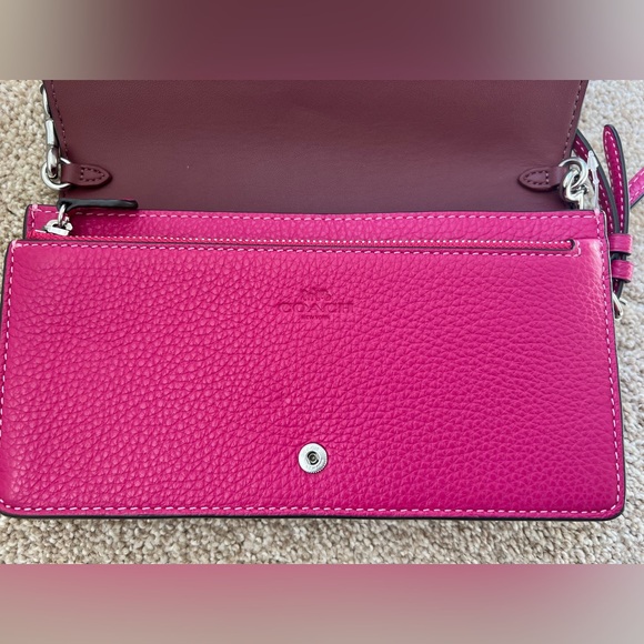 Coach Crossbody Style #CM851 Pink with rivets RVTS FOVER CLT XBDY New - Picture 10 of 12